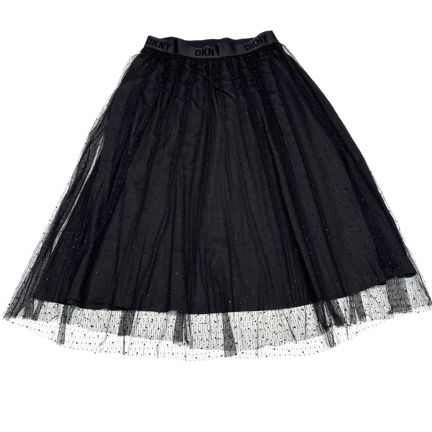 Black Tulle Skirt w/Crystals - M