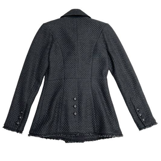 Black Tweed Blazer - M