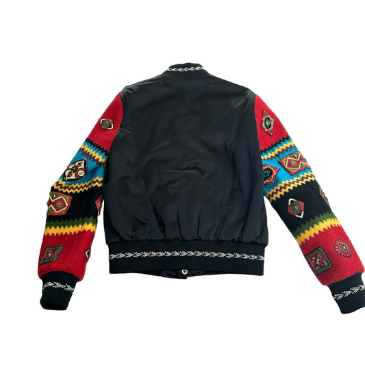 Black Bohemian Bomber Jacket - S/M