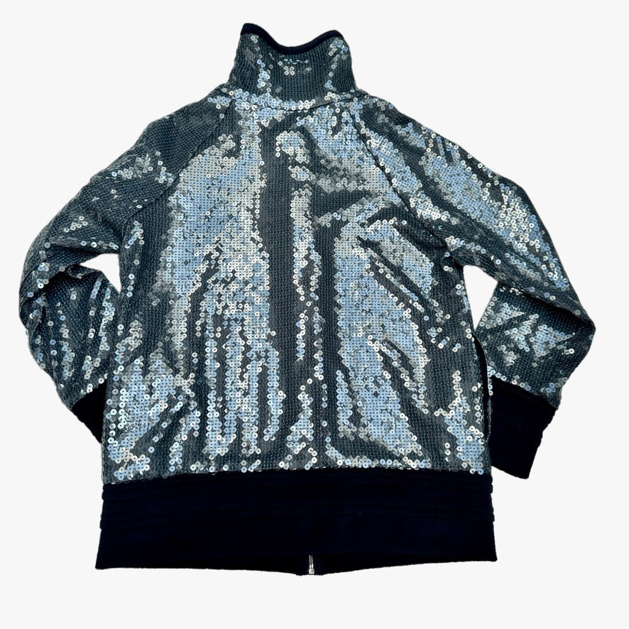 Blue Sequins Sweater - M