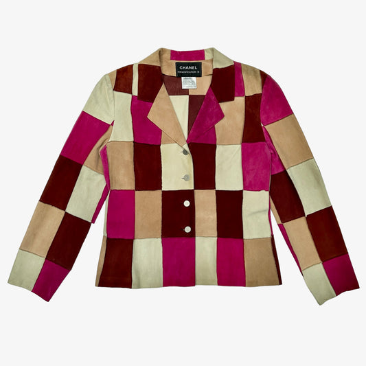 Suede Patchwork Jacket - M