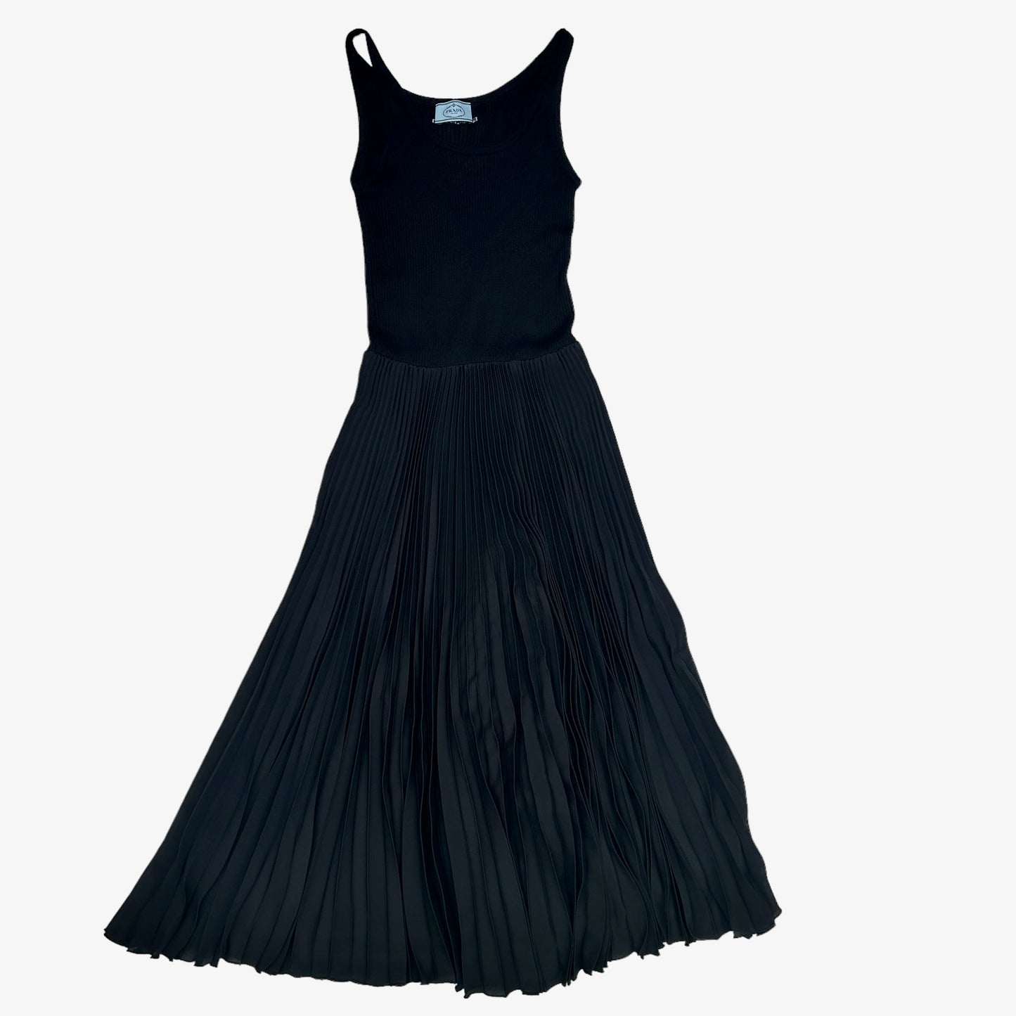 Black Pleated Dress - M