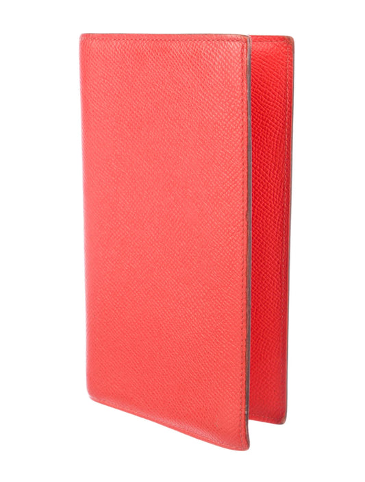 Red Epsom Leather Agenda Cover