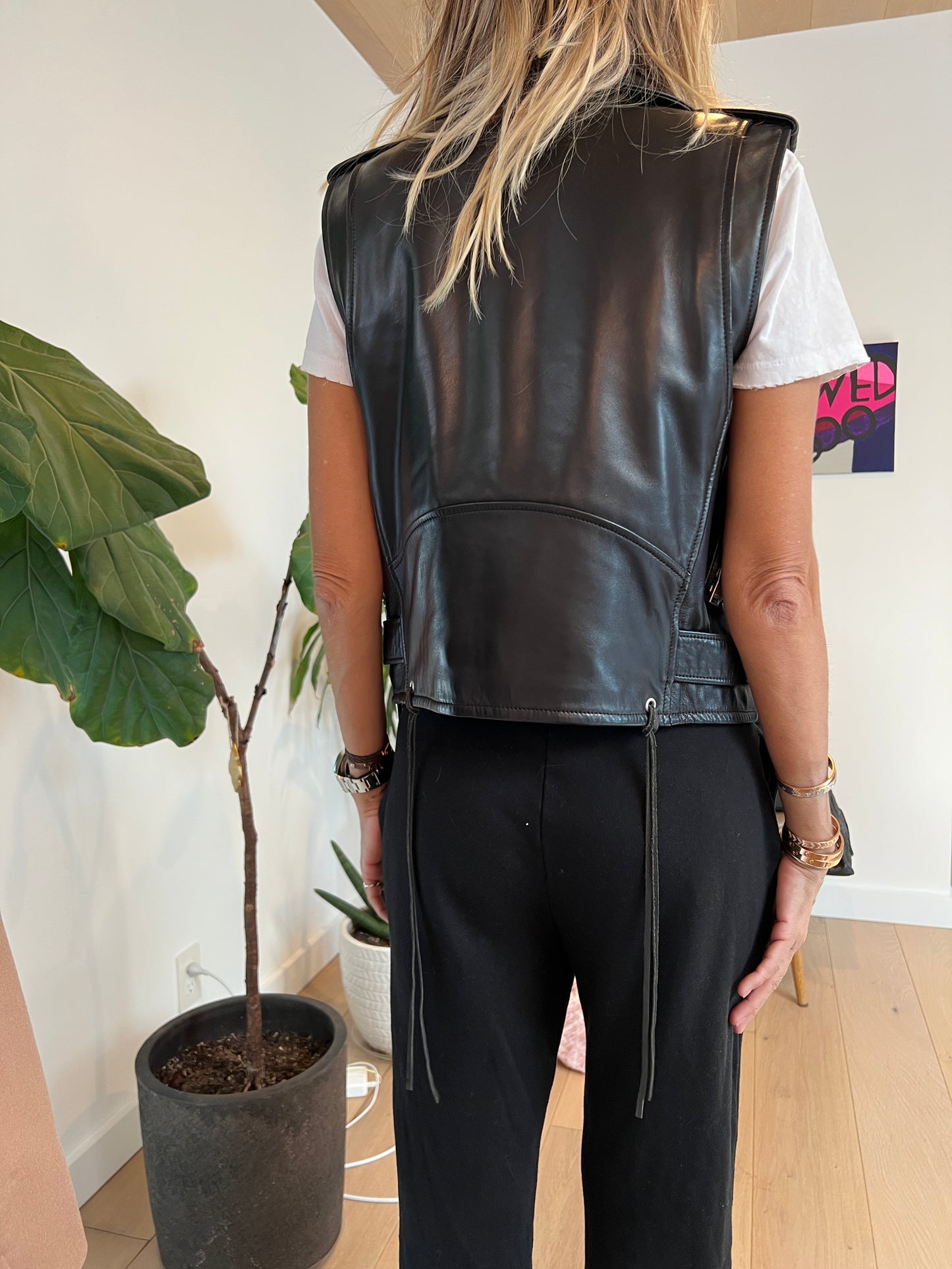 Leather Jacket - XS