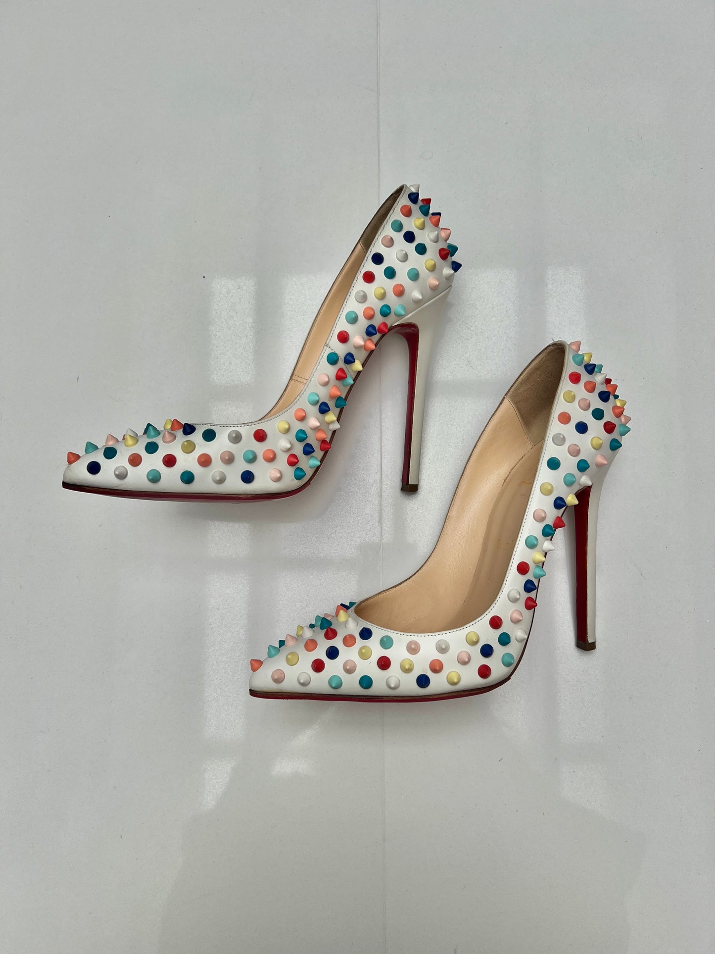 Pigalle Multicolor Spikes Heels -39