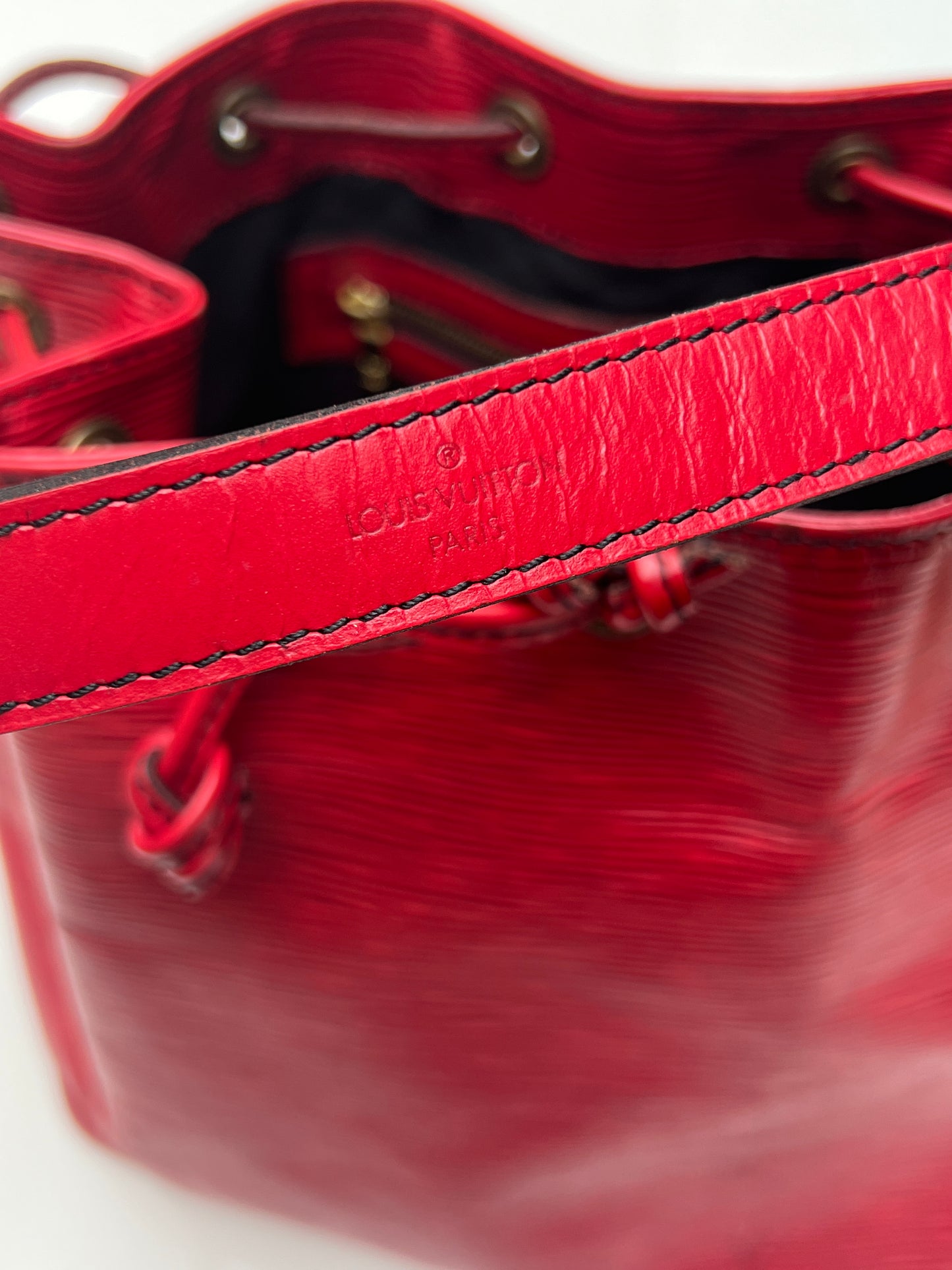 Vintage Noe Red Epi Bag