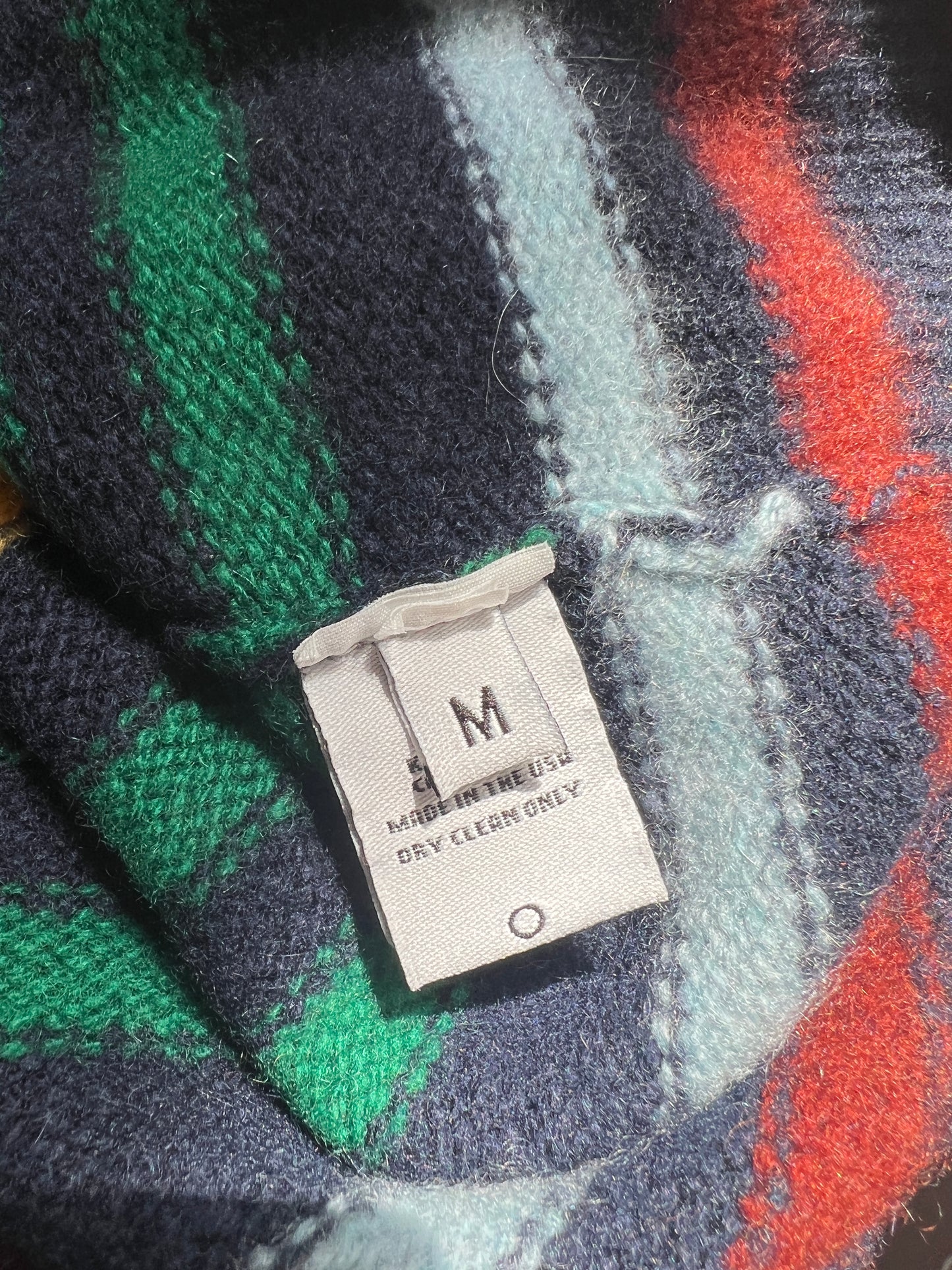 Multicolor Striped Cashmere Sweater - M