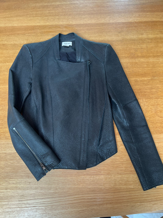 Black Leather Jacket - S