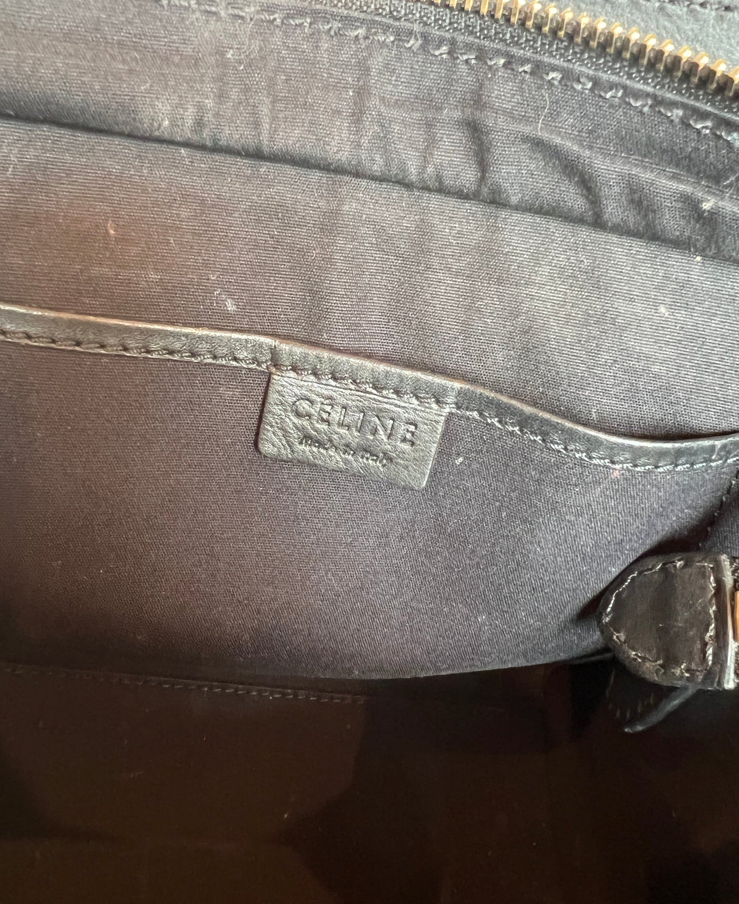 Nano Luggage Leather Bag