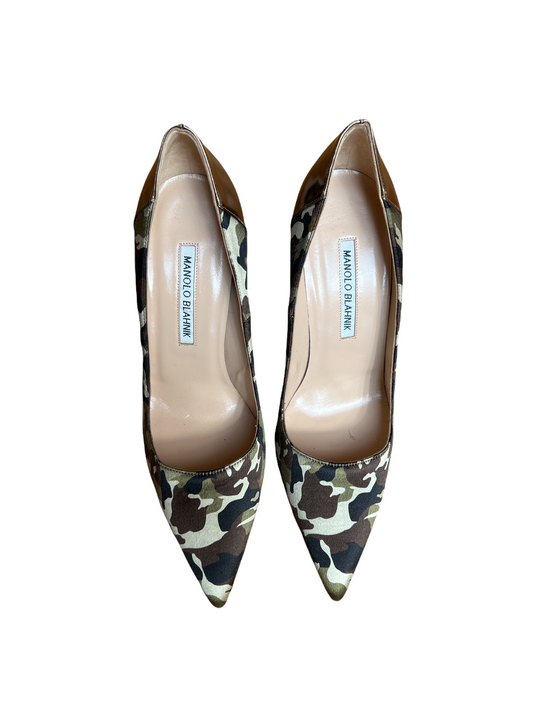Camouflage Print Heels - 8