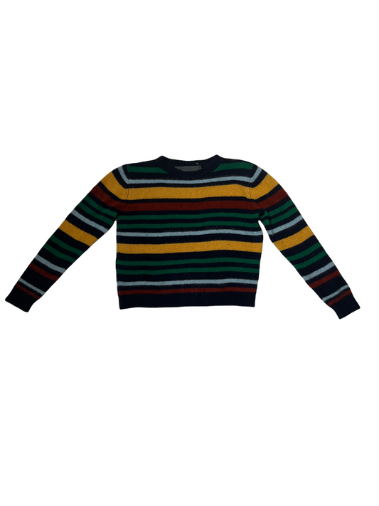 Multicolor Striped Cashmere Sweater - M