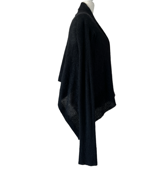 Black Mohair Cardigan - S