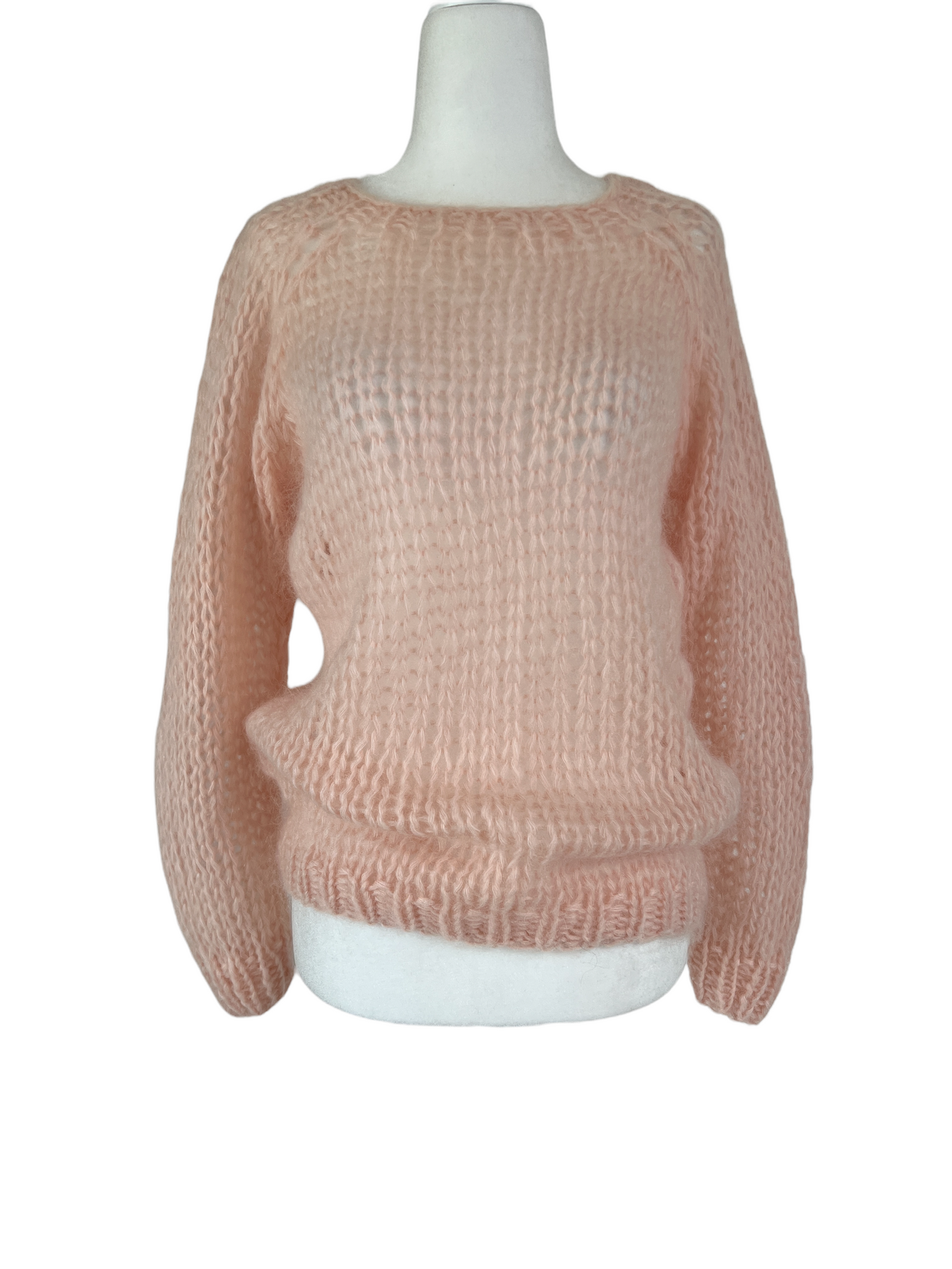 Light Pink Mohair Sweater - S
