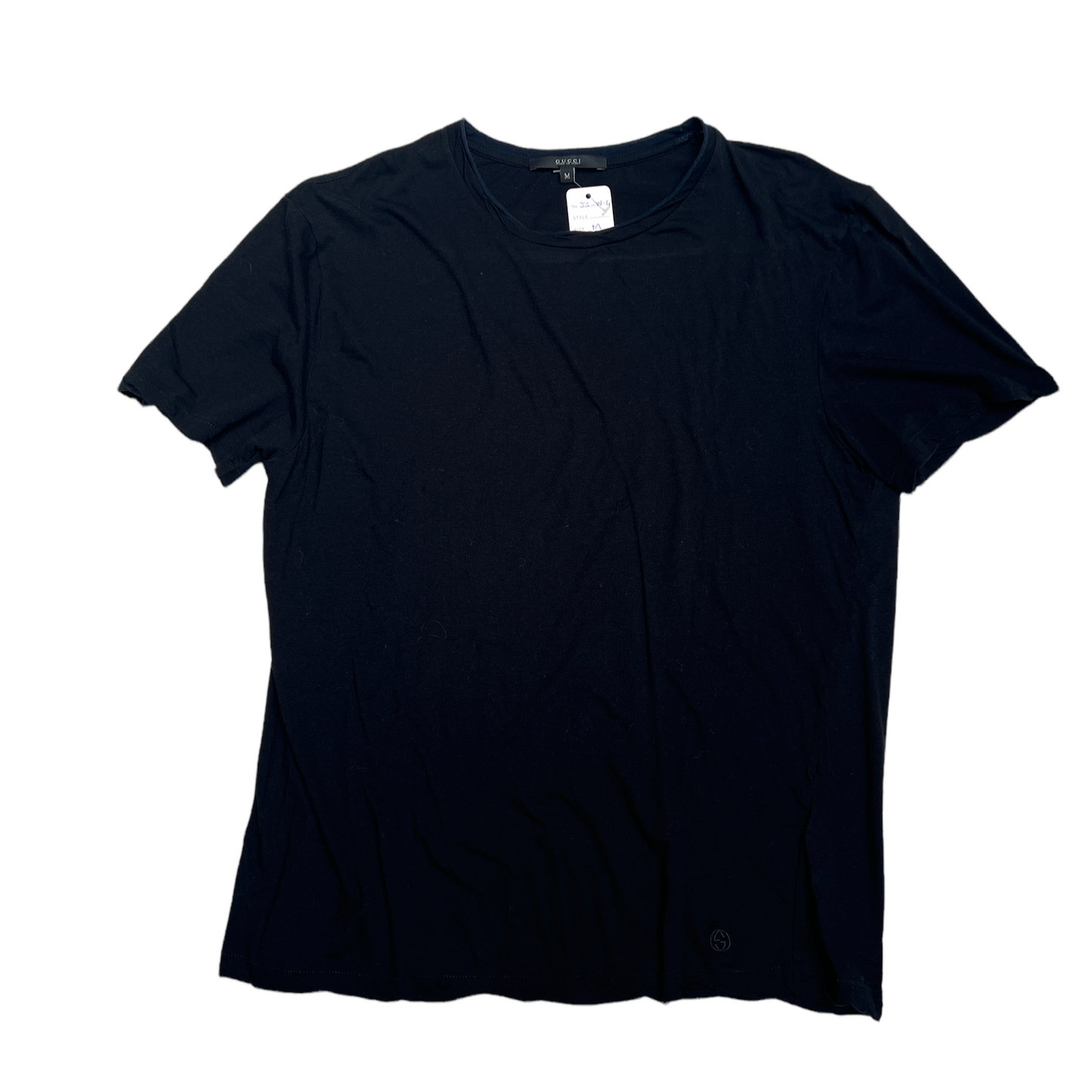 Black cotton T-shirt - M