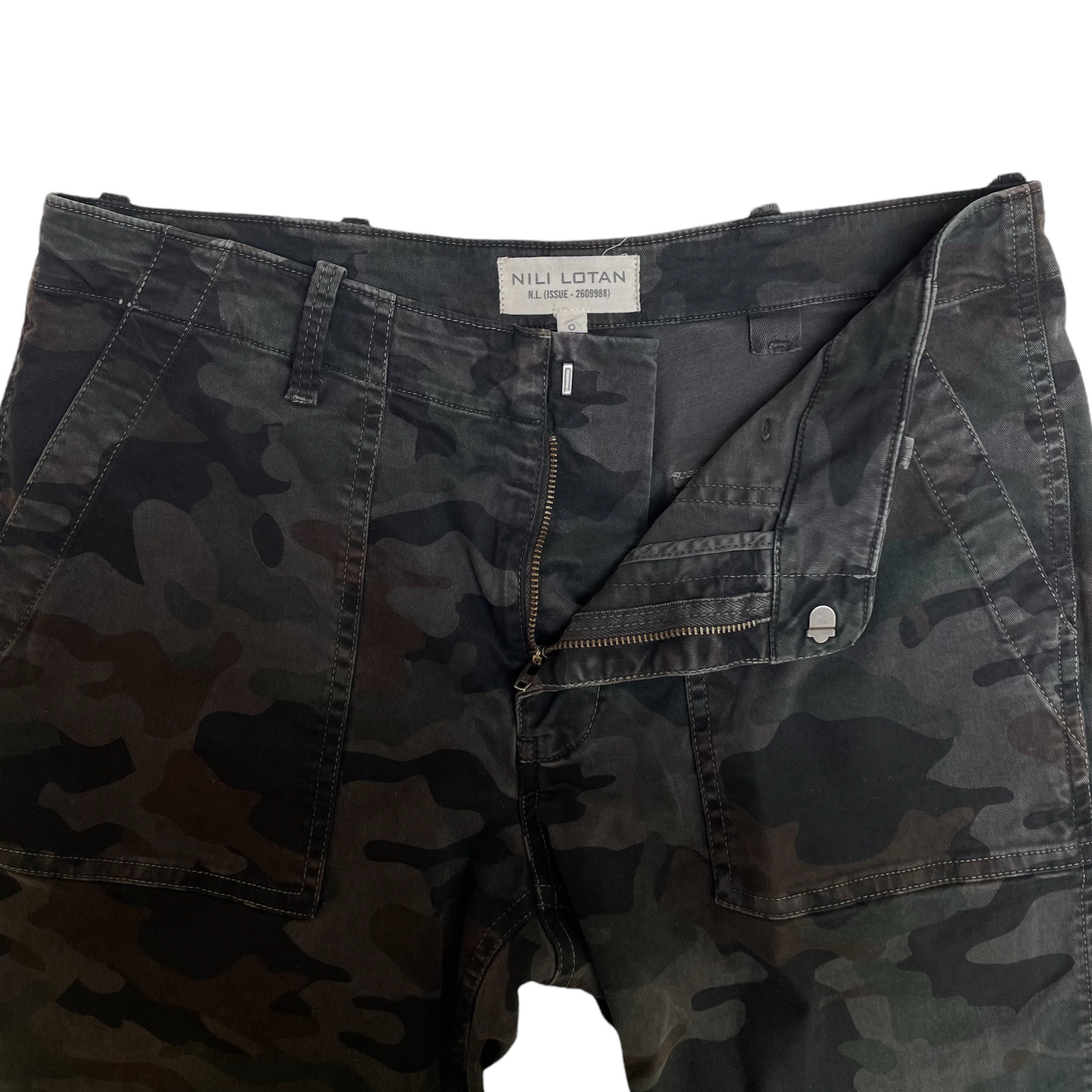 Military Print Cotton Pants - 6