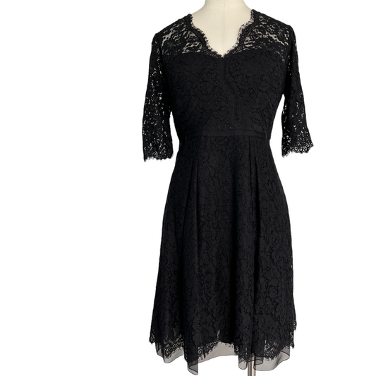 Black Lace Dress - 8