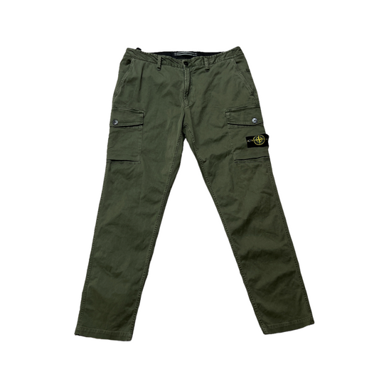 Kaki Men Cotton Pants - 38