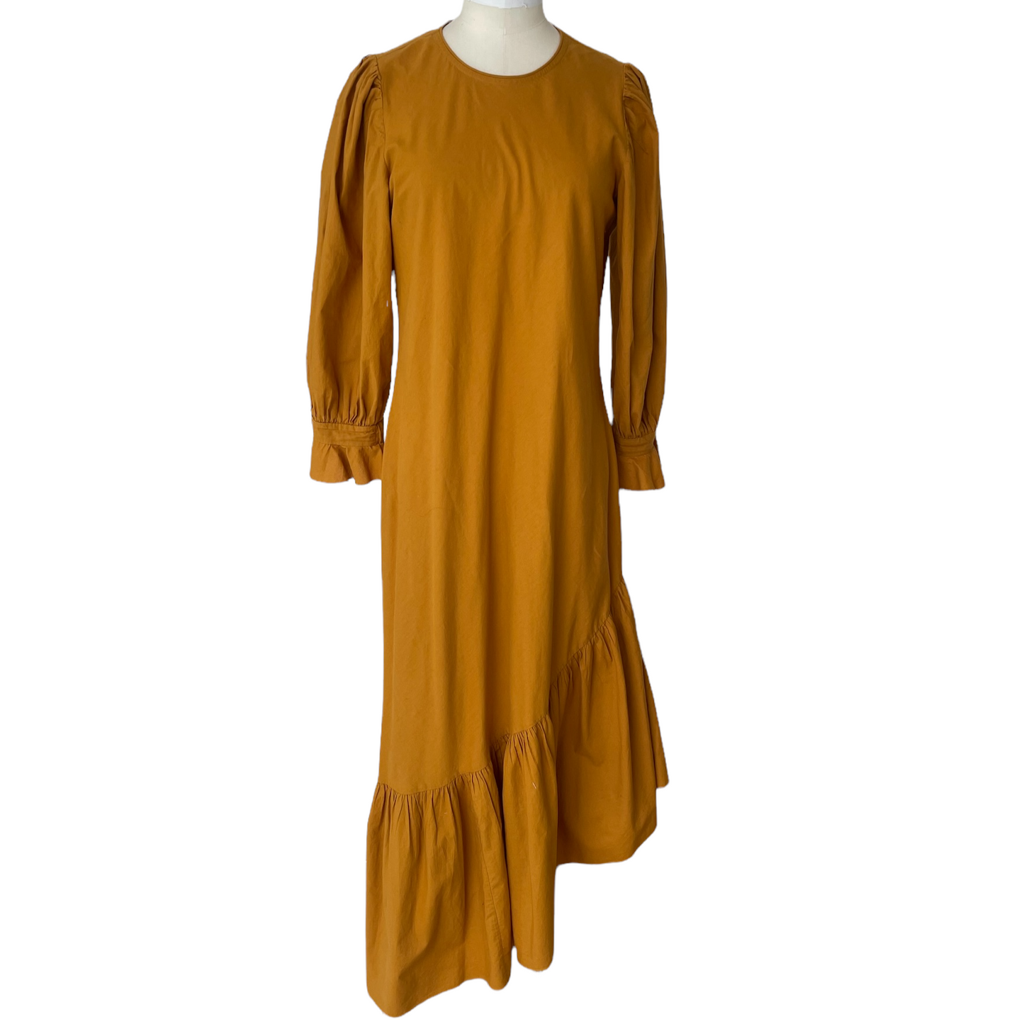 Mustard Cotton Dress - S