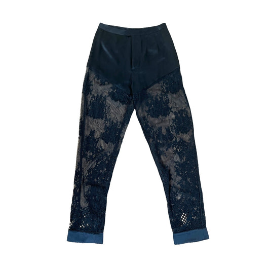 Black Lace Pants - 4