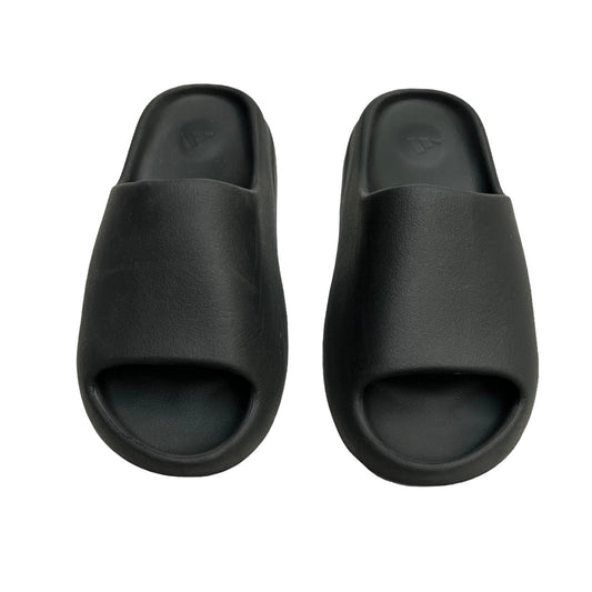 Black Rubber Slides - 8
