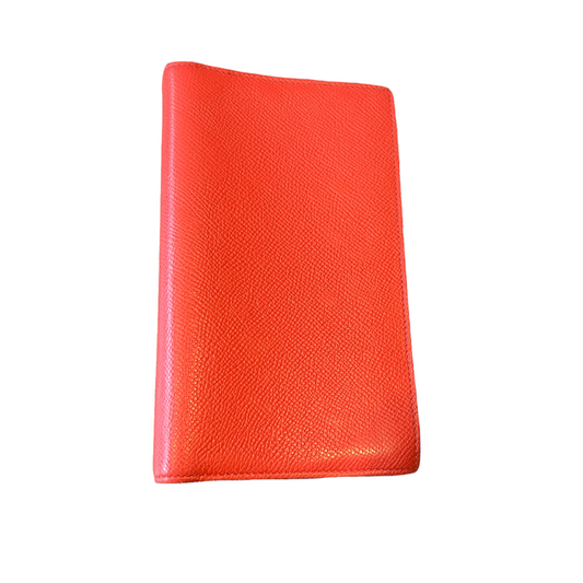 Red Epsom Leather Agenda Cover