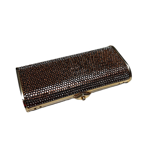 Bronze Crystal Clutch