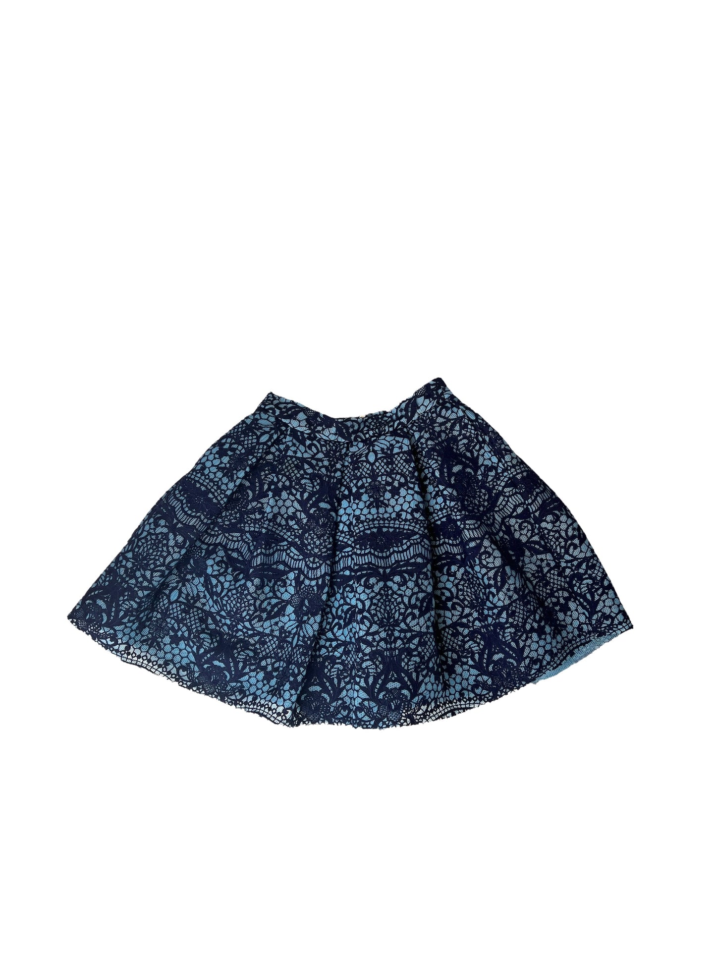 Blue Lace Skirt - 3