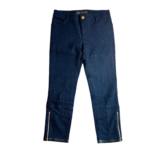 Monogram Blue Jeans - S
