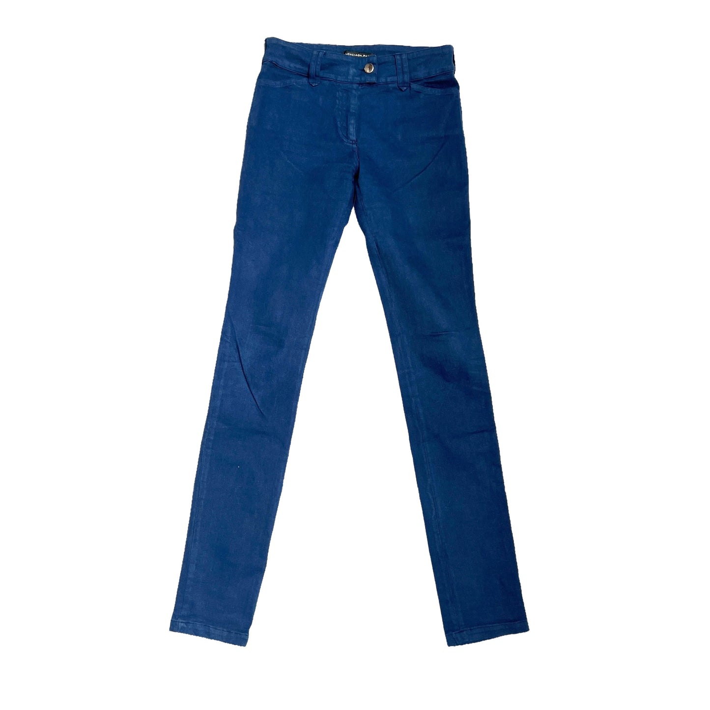 Blue Cotton Jeans - S