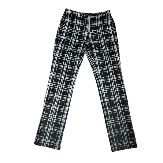 Phosporescent Checkers Pants - S