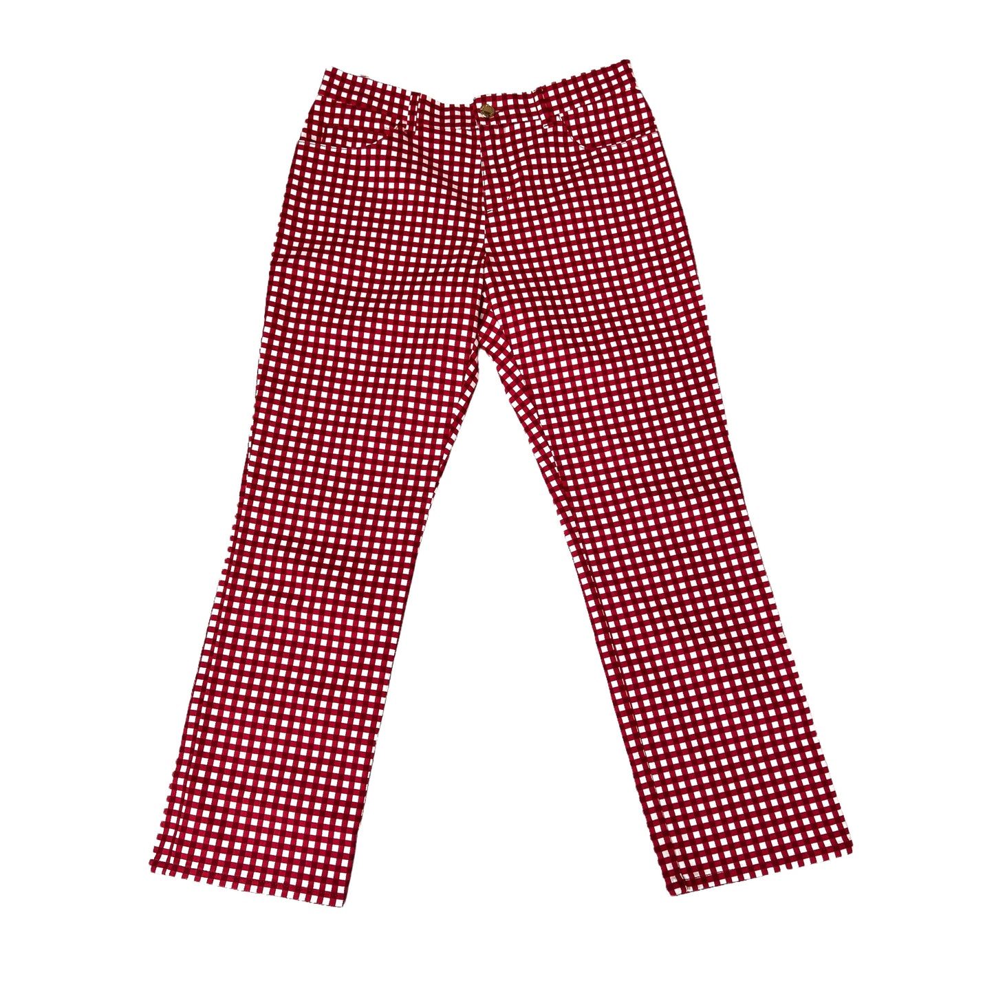 Red & White Checker Pants - S