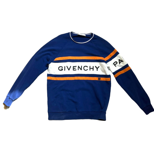 Blue Logo Men Sweatshirt - M