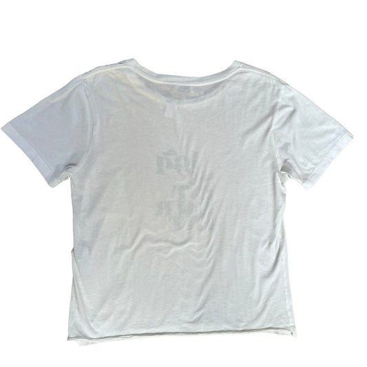 White Printed T-shirt - S