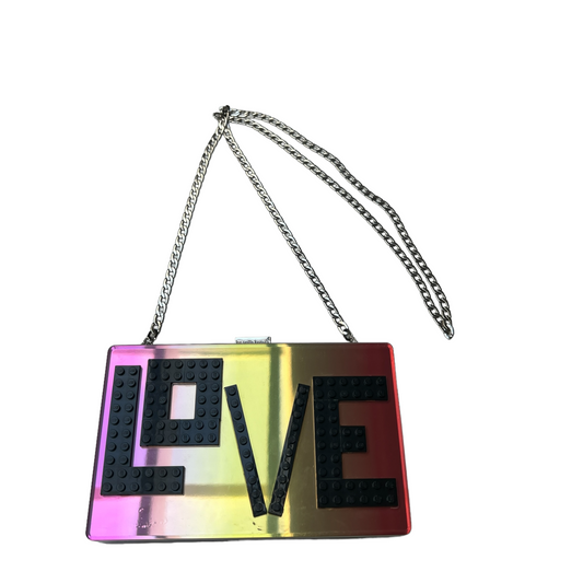 LOVE Lego Acrylic Clutch