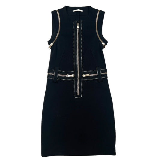 Black & Gold Mini Dress - S