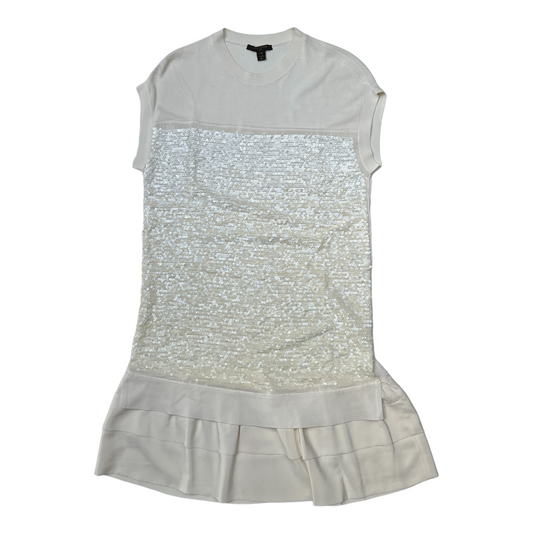 Sequins Cream Dress - M