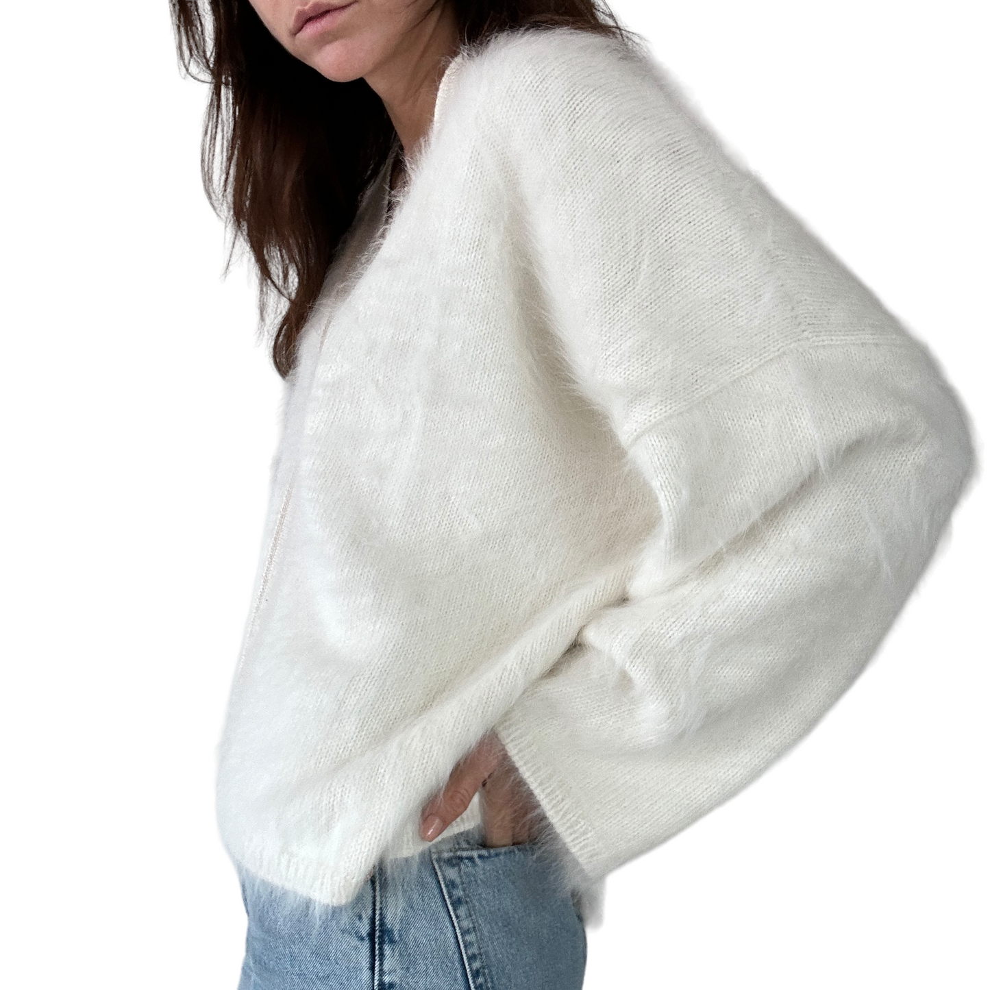 Angora Oversized Sweater - S