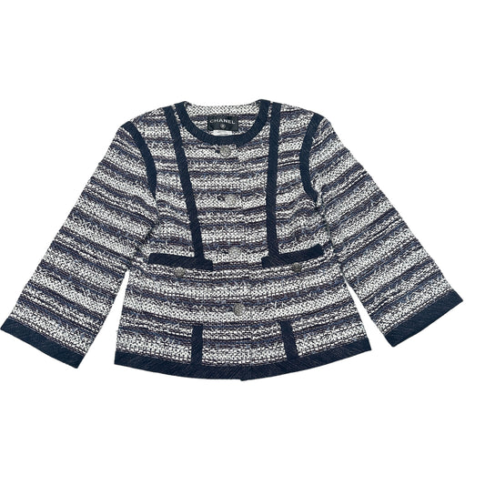 Blue & White Blazer - S