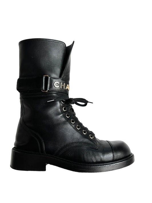 2022 Logo Combat Boots - 8