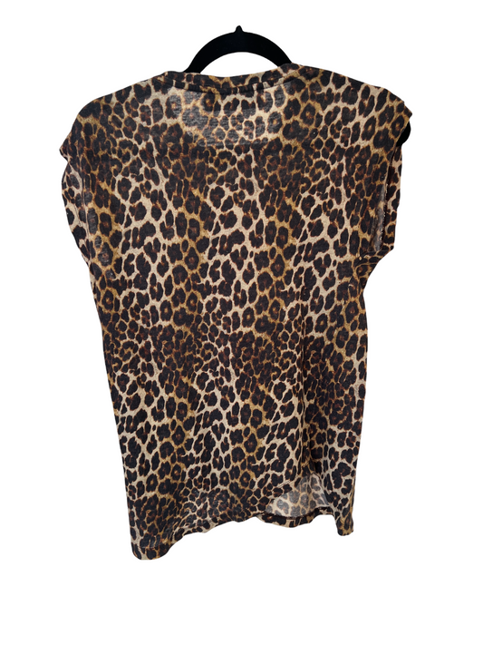 Leopard Print T-shirt - XS