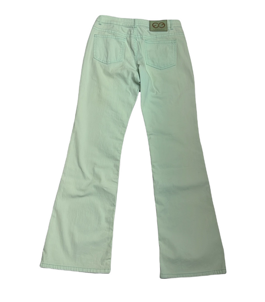 Vintage Light Green Jeans - 28
