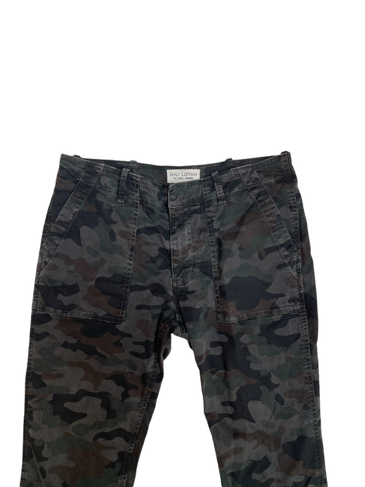 Military Print Cotton Pants - 6