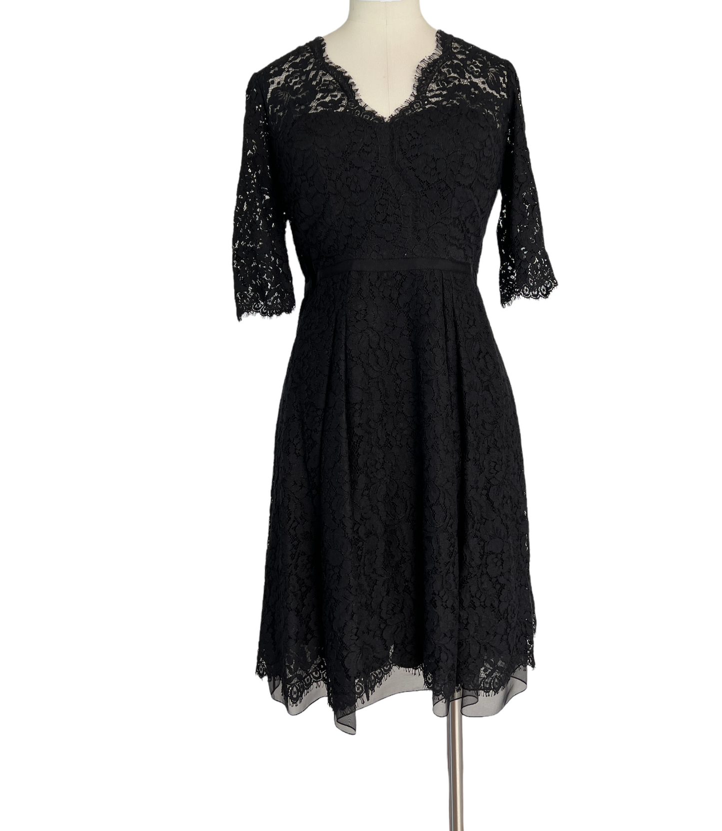 Black Lace Dress - 8