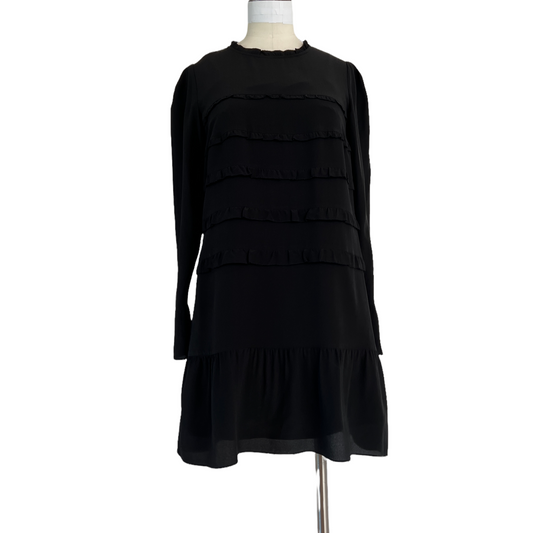 Black Silk Dress - S