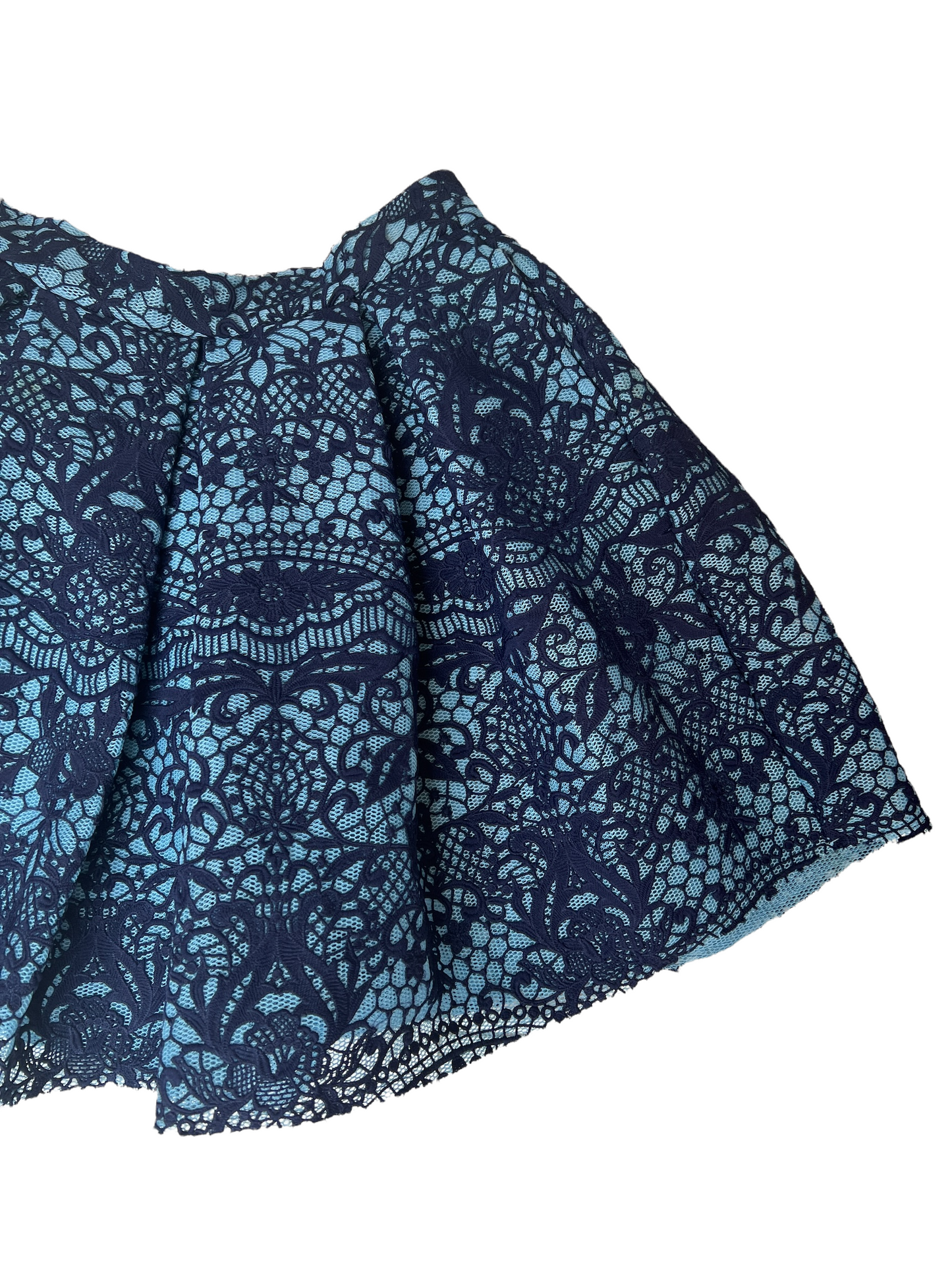 Blue Lace Skirt - 3