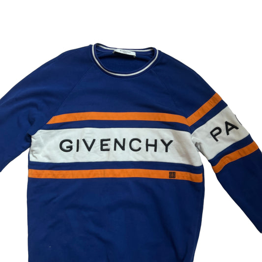 Blue Logo Men Sweatshirt - M