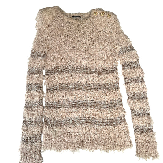 Tweed Cream Sweater - S