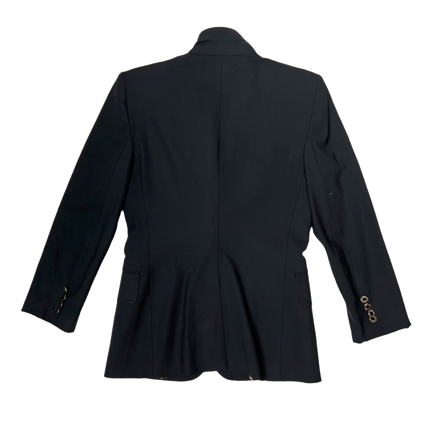 Black Wool Blazer - L