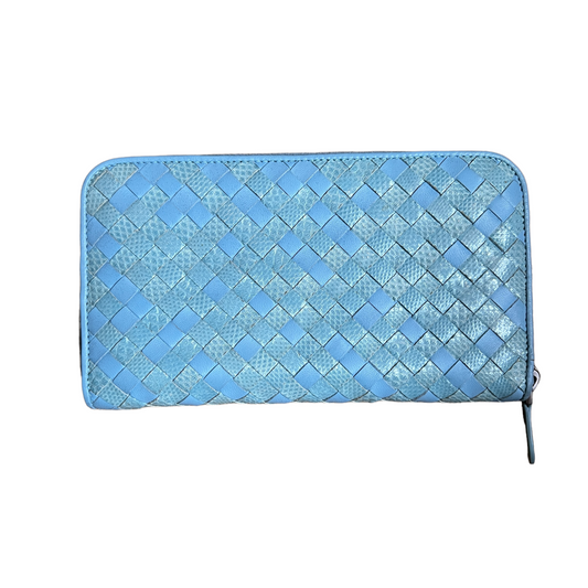 Light Blue Continental Wallet