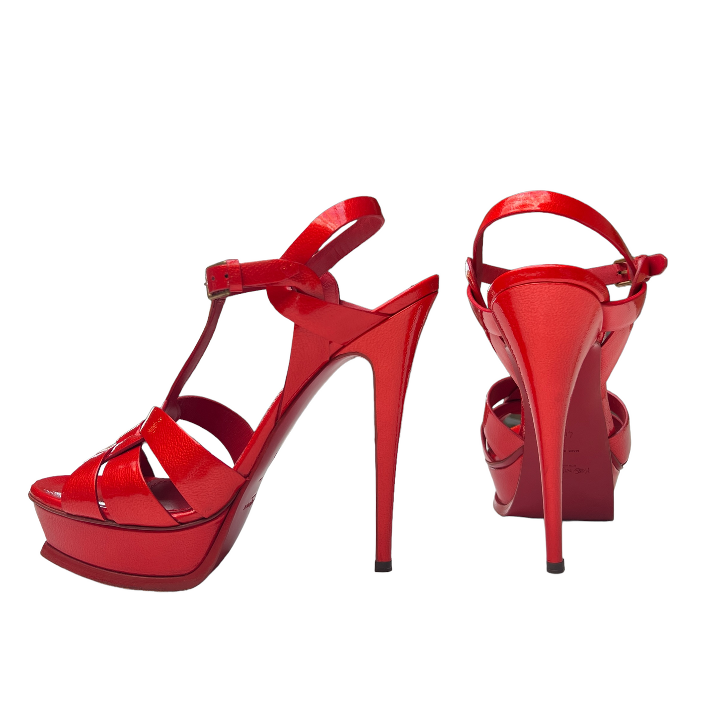 Red Patent Tribute Heels - 10.5